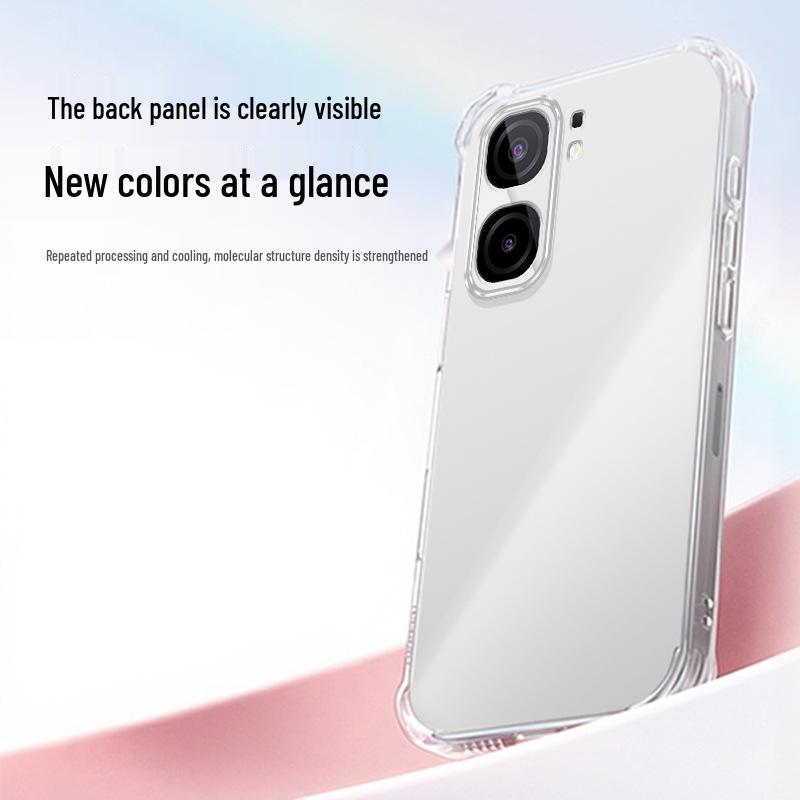 iQOOneo9 Transparent Phone Case for Neo9Pro/Neo9SPro/Neo9SPro+ with Anti-Fall Airbag Corners