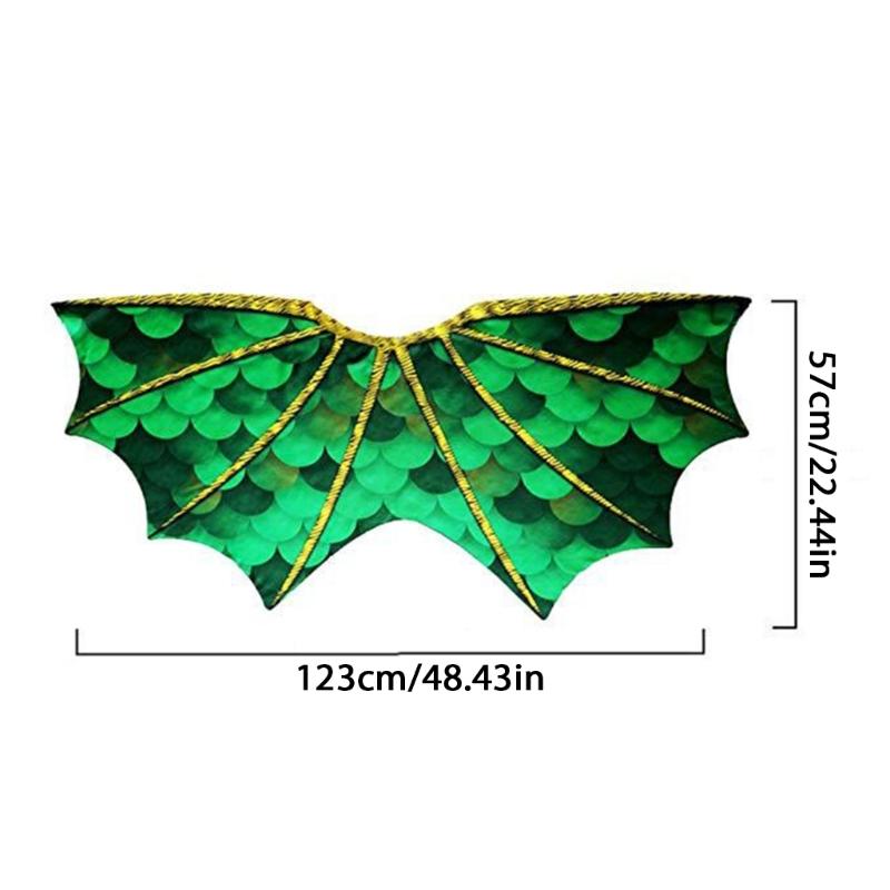 Dinosaurier-Flügelumhang mit Dinosaurier-Maske Dinosaurier-Rollenspiel-Outfit für Kinder Maskerade Geburtstag Weihnachten Halloween Cosplay