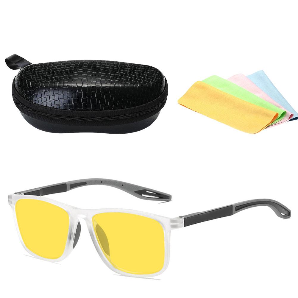 Driving Glasses Anti-Blue Glasses Night Driving Gray Anti-blue Driving Glasses Convenient Accessories Eye Comfort