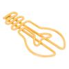 100pcs Plastic-coated Metal Cute Paper Clips Yellow/Pink Office Paper Clips  Wedding Decoration