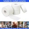 White Sports Tape Easy Tear Adhesive No Sticky Residue Athletic Tape Athletes Sport Trainers First Aid Injury Wrap Tape Roll