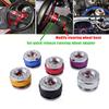 Car Modification Quick Release Steering Wheel Hub Adapter 6 Hole Snap Off Boss Kit Aluminium