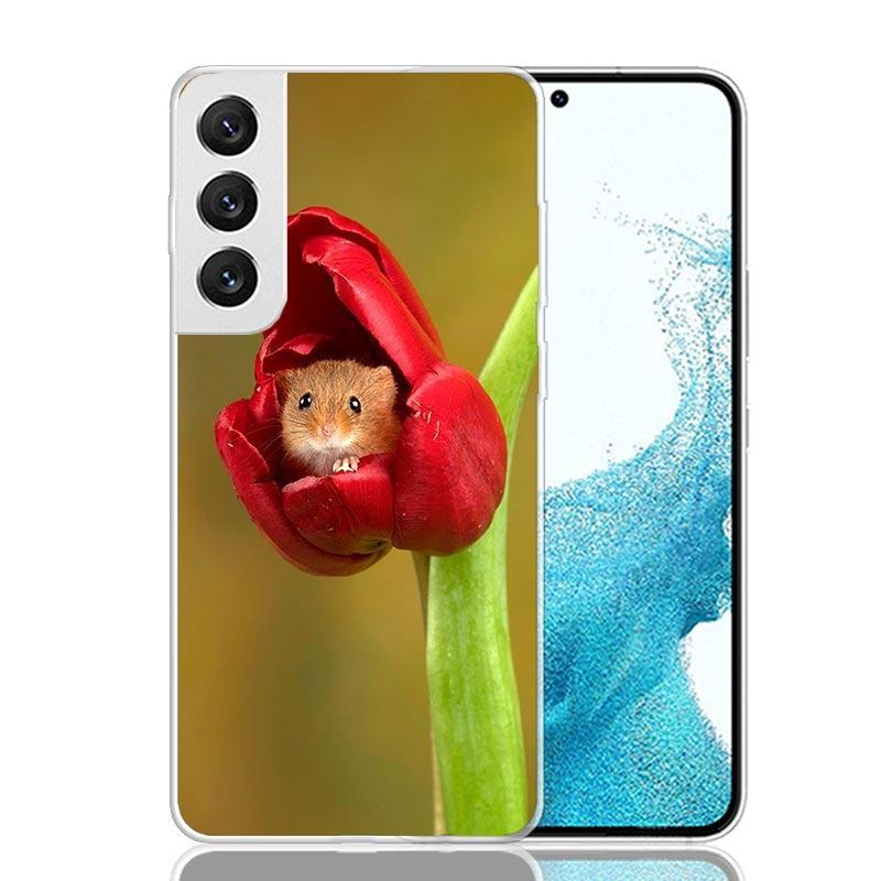 Lovely Pet Hamster Cute Phone Case For Samsung Galaxy S26 S25 Edge S24 S23 FE S22 Ultra S21 Plus S20 + Fundas Cover Coque Galaxy