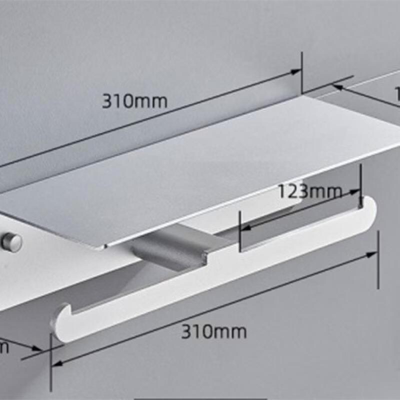 

cmaos No-Drill Toilet Paper Holder