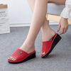 Fashion With Heel Women's Slippers and Ladies Sandals Height Shoes Designer Luxury New Collection Slides On Promotion Summer Footwear 39