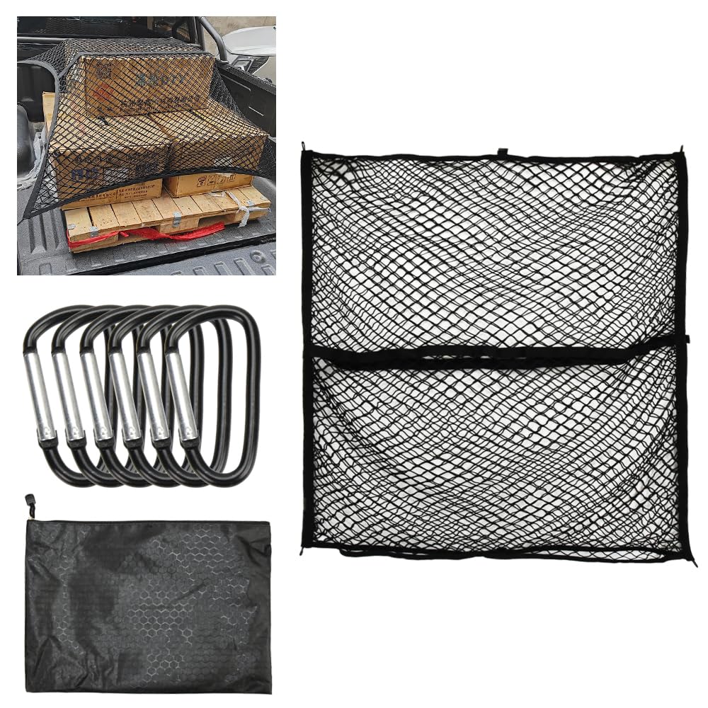 

Cargo for Cargo and Carabiners Included x Anti-Fall Net, Mesh, Beds, Cars, Boats, More, Extendable, (120cm 120cm)