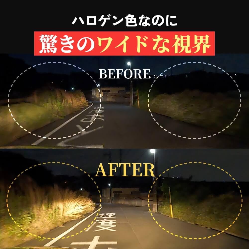 HID-YA H4 LED Headlight, Explosive Light, Halogen, Bulb Color, Compatible with Vehicle Inspections, 28500cd