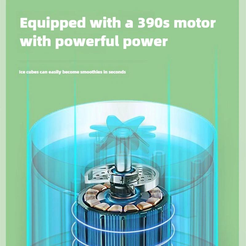 1200ml Bezprzewodowy Przenośny Mikser Sokowirówka Świeży Sok Szybkie Wyciskanie Smoothie Milkshake Maker USB Akumulatorowy Mini Kubek do Wyciskania