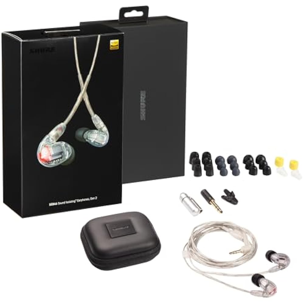 [VGP2025 Gold Award] SHURE Sure SE846G2CL Clear 2nd Generation Earphones Wired High Sound Insulat...