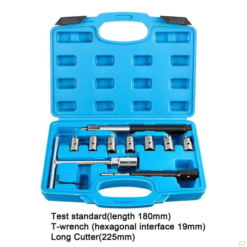 Dieselové vstřikovače Čistič sedla frézy Oprava plochého výstružníku Nástroj pro demontáž Náhradní díly Snadno se přenáší