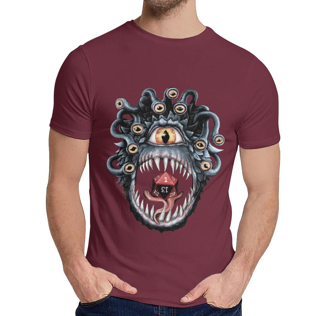 Unisex T Shirt In The Beholder D20 Men T Shirt Dice Critical Comfortable Sale