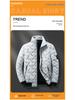 Men's Lightweight Korean Style Short Stand Collar Cotton Jacket - Autumn/Winter Trendy Outerwear
