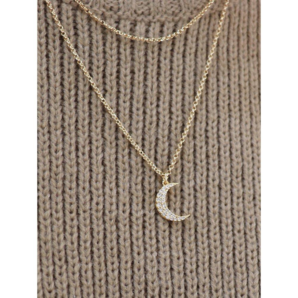 Moon Layered Necklace