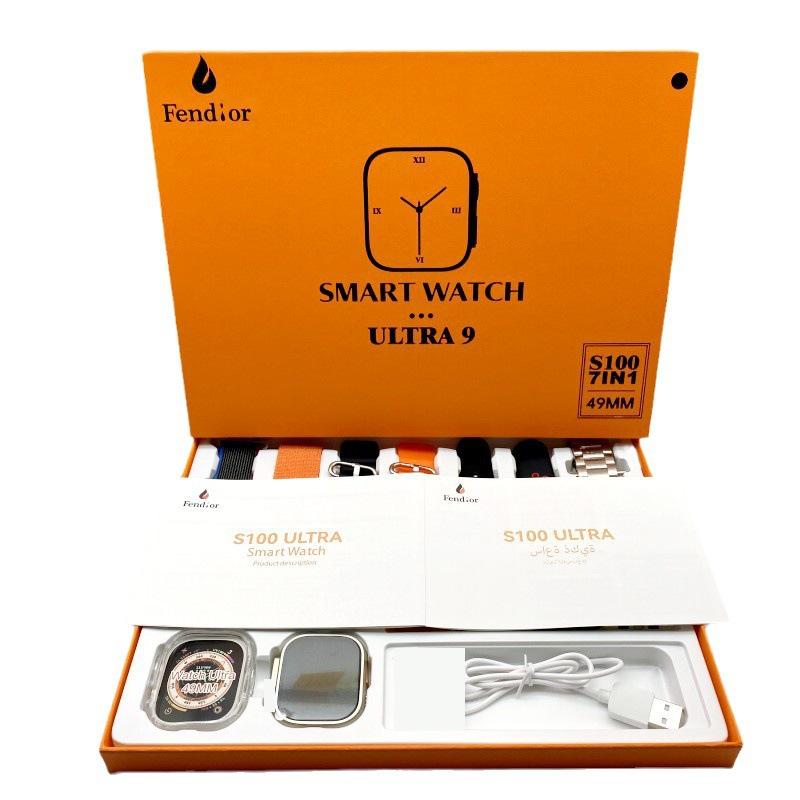 

New Fashion Ultra Smartwatch 7in 2 Top of The Line 7 Strap 2 Watch Intelligent Multifunctional NFC Watch