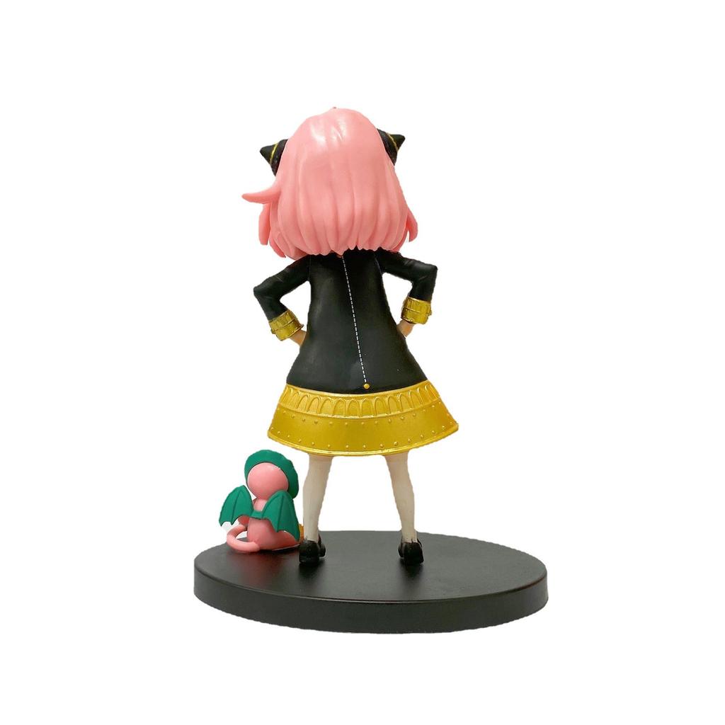 17CM Anime Spy Family Anya Figure Replacement Head Model Toy Gift Collection Action Figure Akimbo Action Boxed