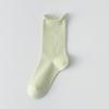 Female Spring and Autumn Pure Cotton Sweat Absorbing Boneless Loose Mouth In The Tube Pile Socks