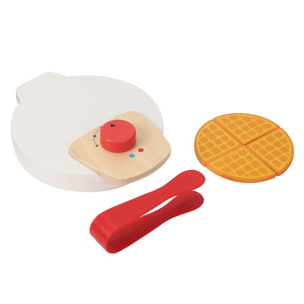 Wooden Kids Toy   Kitchen Pancake MachineCelsiusCoffee Machine Set with Accessories
