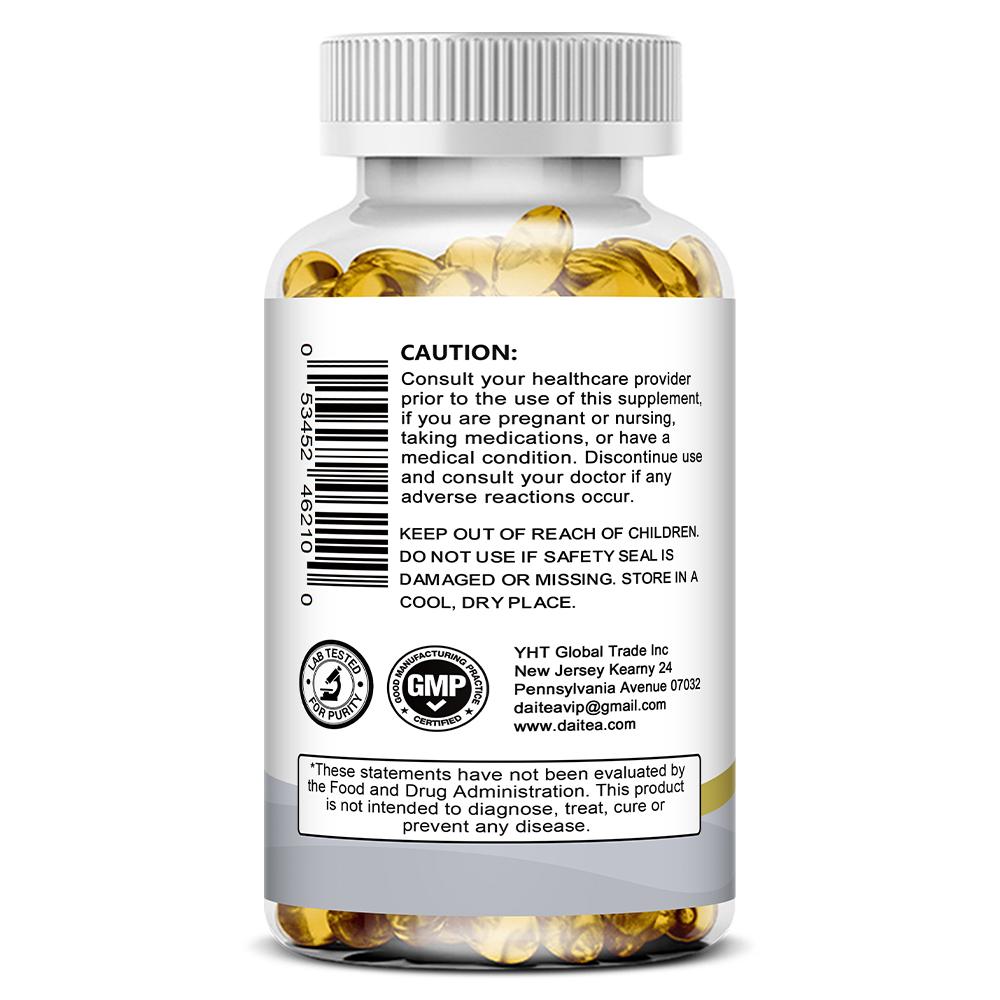 Omega-3 2150 mg Nahrungsergänzungsmittel, mit 1125 mg EPA und 875 mg DHA, 120 Weichkapseln pro Flasche