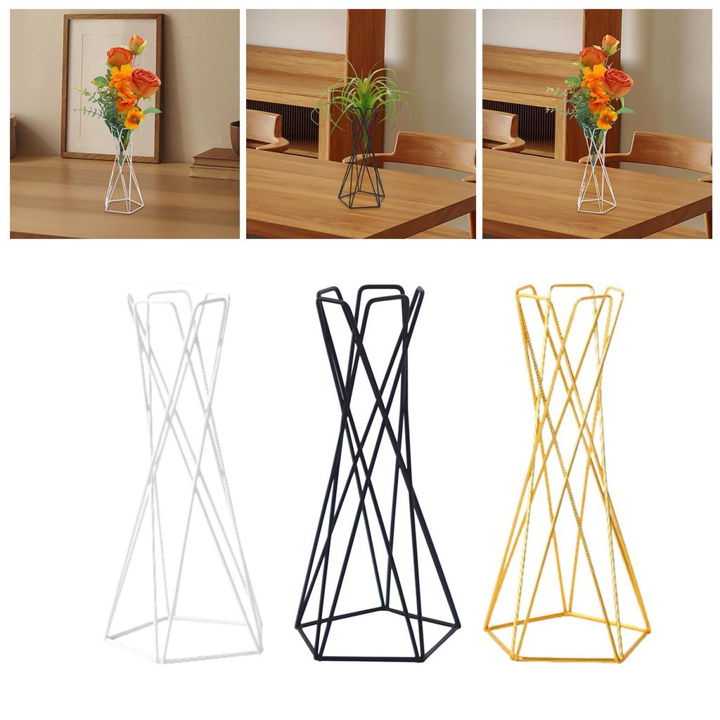 Air Plant Holder Wedding Flower Stand Geometric Vase Flower Arrangement Stand for Party Anniversary Events Table Decoration