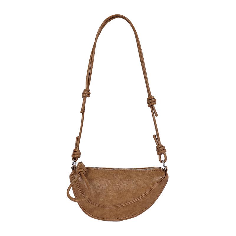 Women's 2026 Crossbody Crescent Dumpling Bag - High-Quality, Simple, Niche Design