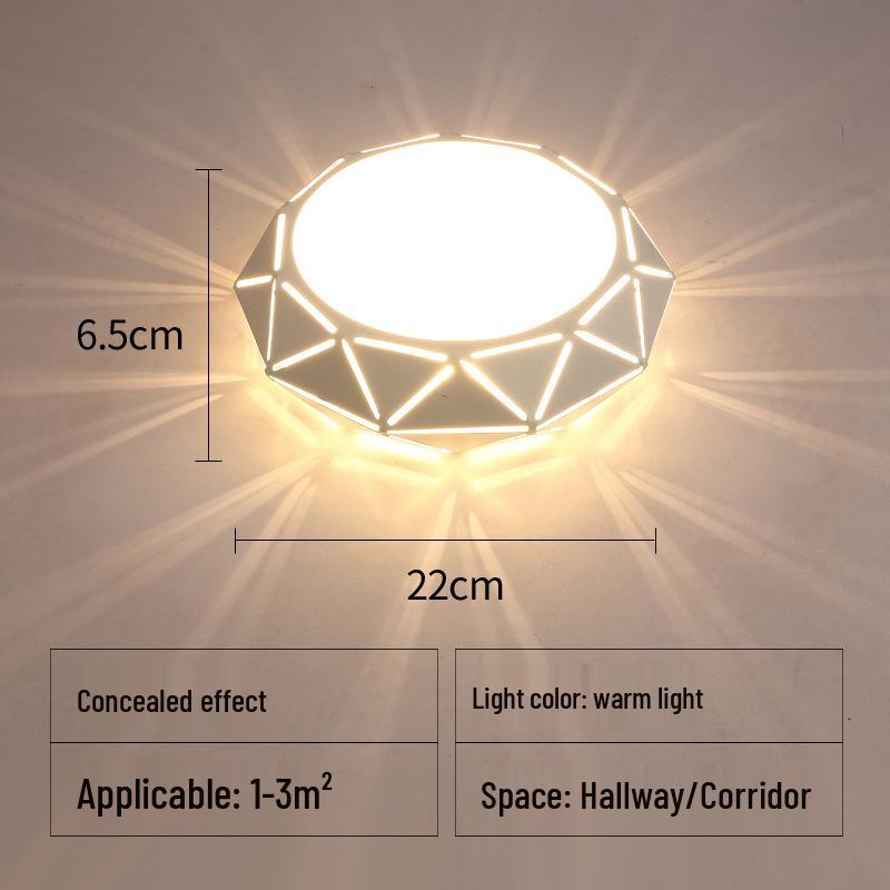 Modern Embedded Corridor Downlight - Creative Spotlight for Foyer & Hallway Ceilings