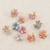 2/6/10PCS Set Women Girl Mini Hair Claws Flower Alloy Cute Hairpin Kids Sweet Hair Accessories Spring Clip