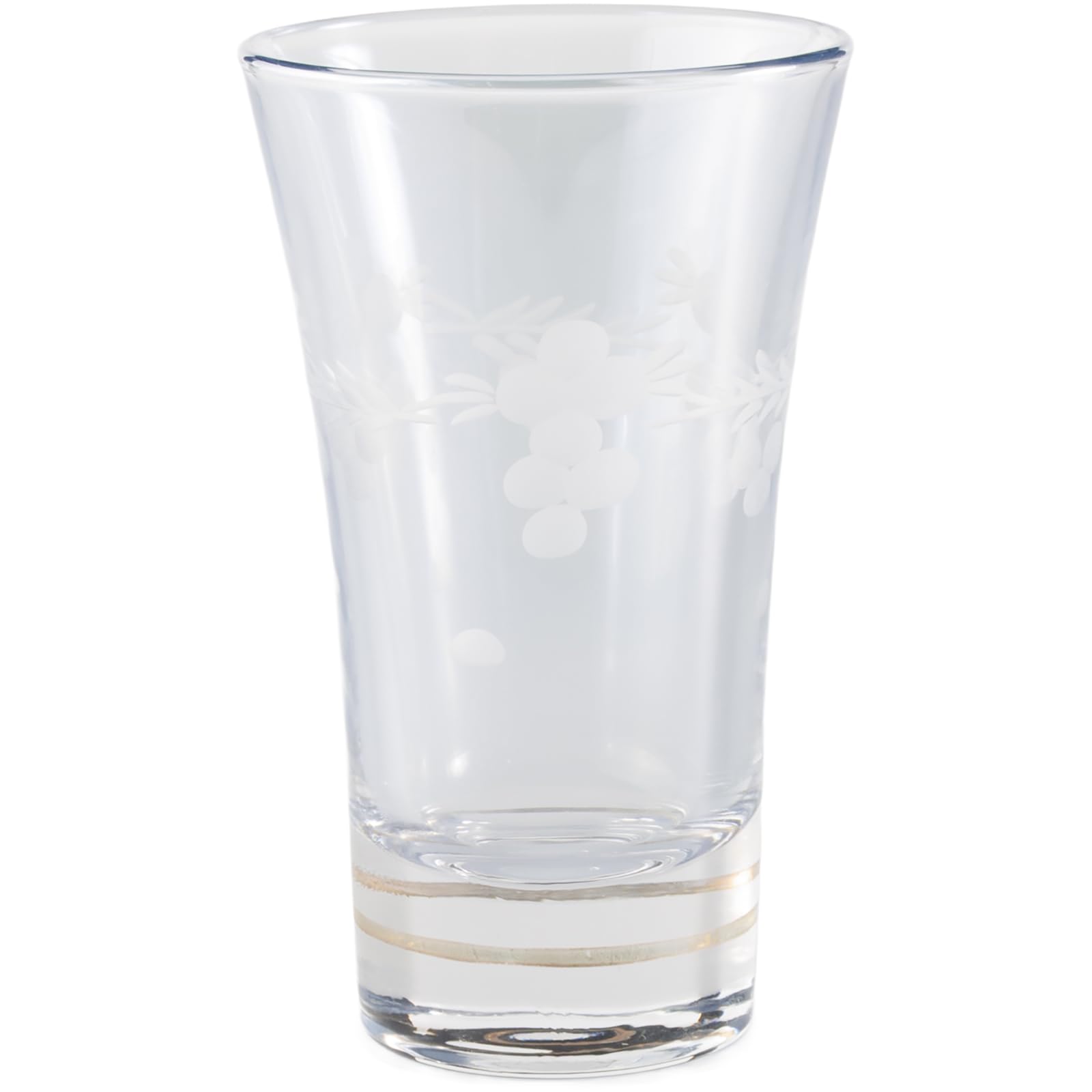 

Otsuka Glass Colorful Poem Sake Glass, Approximately 100ml, Open-Top, Flower Kiriko Design, Blue, Made in Japan, 01145-15-1BL-1P