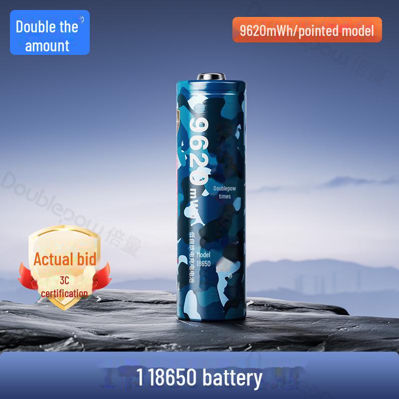High-Capacity 18650 Rechargeable Lithium Battery 3.7V for Flashlights & Power Tools