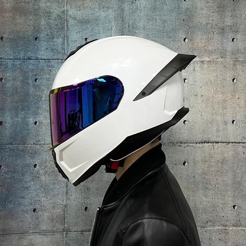Motorcycle Helmet Men and Women Summer DOT Anti-fog ECE Helmet Full Cover Four Seasons Universal Winter Warm Personality