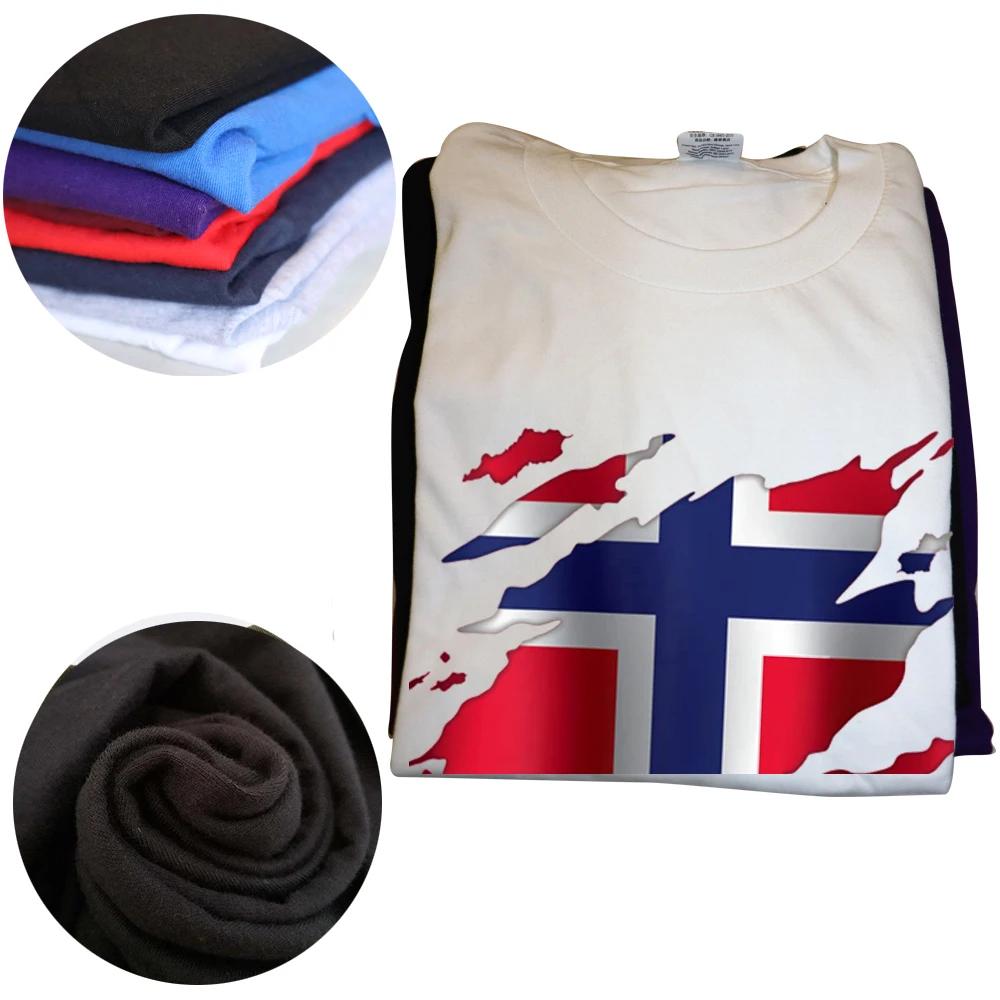 Funny Norway Norwegian Flag T Shirts Summer Style Graphic Cotton Streetwear Short Sleeve Birthday Gifts T-shirt Mens Clothing