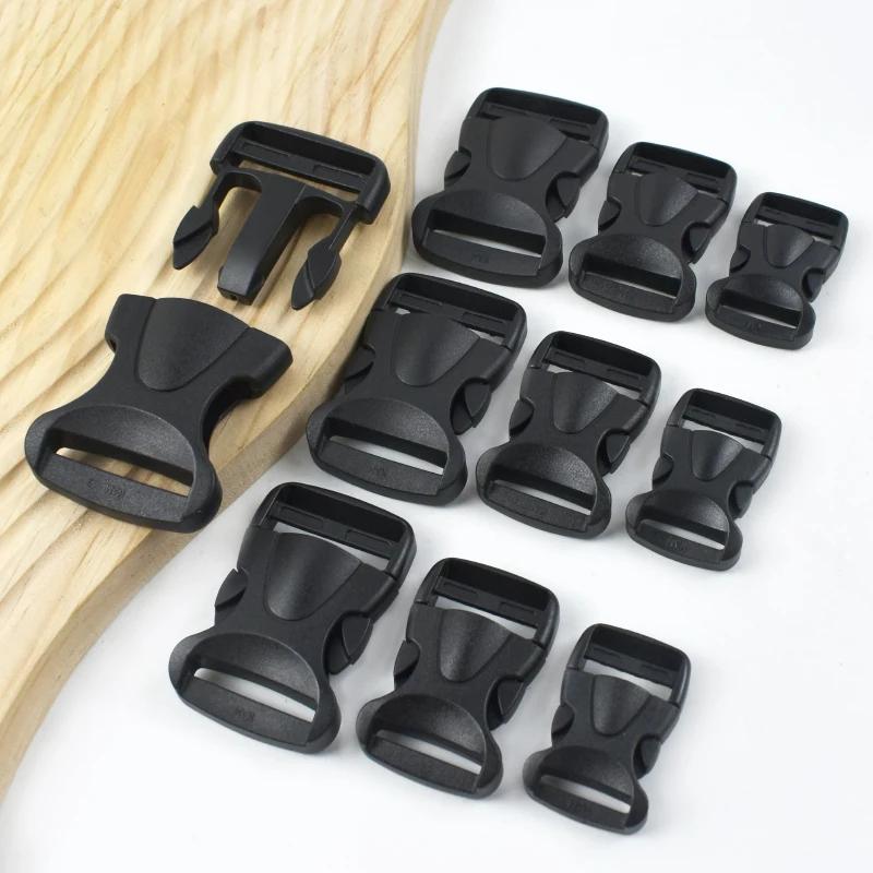 5-20Pcs 20/25/32/38mm Plastic Side Release Buckles Backpack Straps Safety Buckle Dog Collar Adjust Clasps Carabiner Accessories