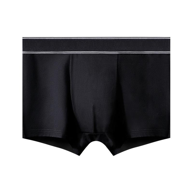 Large Size Male Spring and Autumn Pure Cotton Antibacterial Base Breathable Flat Angle Underwear
