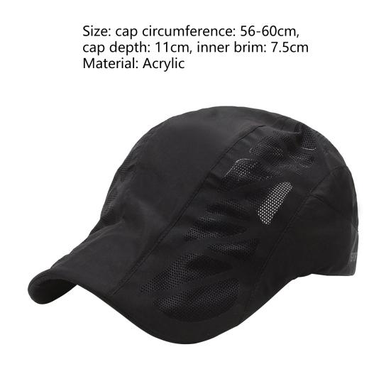 Unisex Sun Hat Breathable Lightweight Wear Resistant Mesh Cap for Daily Life