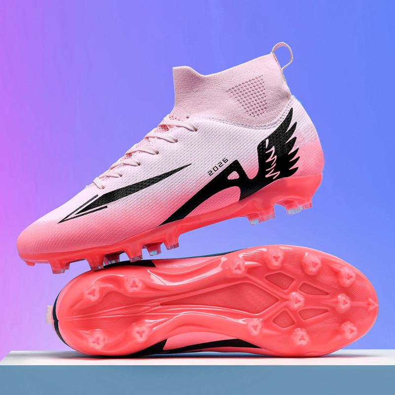 New Children's Football Shoes, Men's and Women's Broken Nails and Long Nails, Boys' Primary School Students' Adult Training Shoes