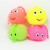 1PC Light Up Sounding Ball Flashing Bouncing Balls Hedgehog Ball (Color: Random)