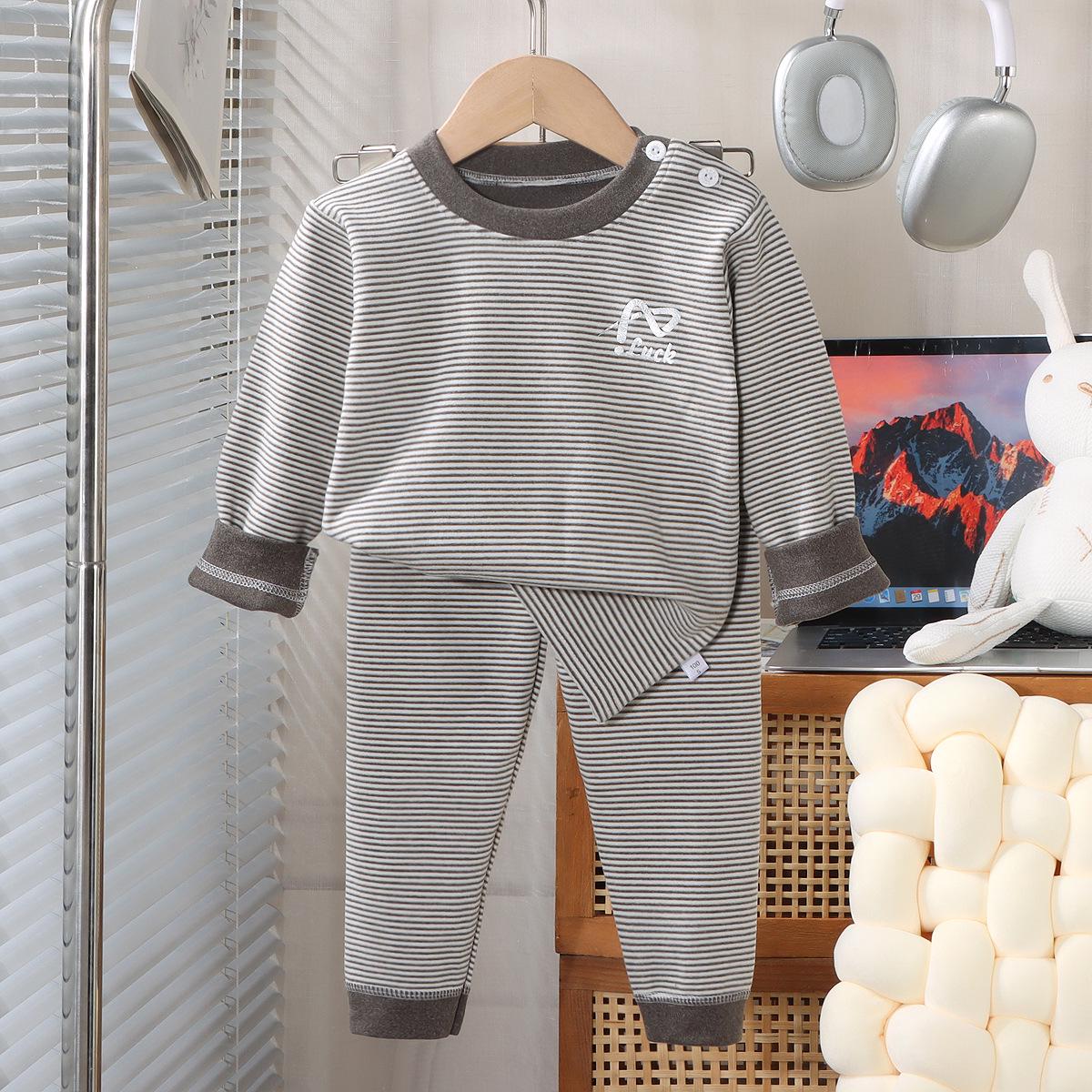 Детский зимний термокомплект из мериносовой шерсти и шелка тутового дерева с высоким воротом 80 cm