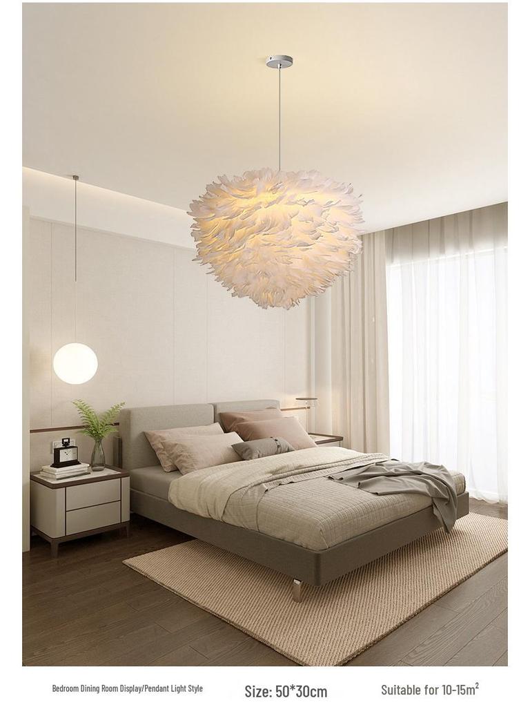 Modern Nordic Chandelier: Creative Warm Lighting for Living Room, Restaurant, Master Bedroom, and Children's Room