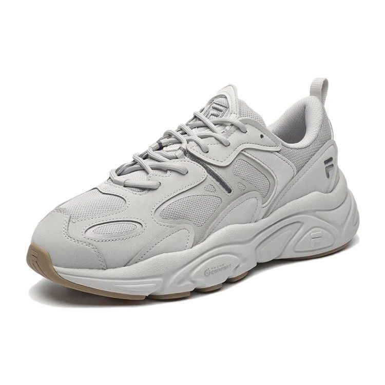 Fila Mars 2 Mesh Synthetic Leather Sports Lace-Up Low-Top Casual Shoes Men Sneaker Antarctic-Gray F12M131116FAN