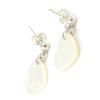 Les Trésors De Lily [E9105] - Boucles Argent 'Pure Love' Nacre