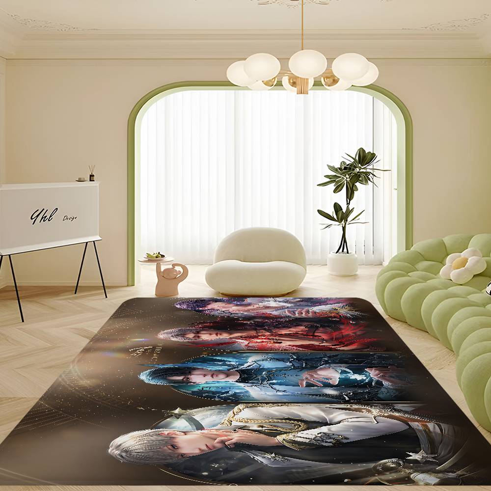 Game LOVE AND D-DEEPSPACE Floor Mat Non-Slip Laundry Room Mat Laundry Decor Balcony Child Living Room Alfombra
