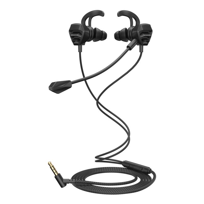 Cross-border Wired Gaming Earbuds with Mic for Mobile, PC & PUBG
