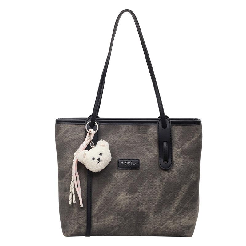 Retro Large-capacity Tote Bag Fashionable and High-quality Single-shoulder Bag Simple and Elegant Commuting Bag