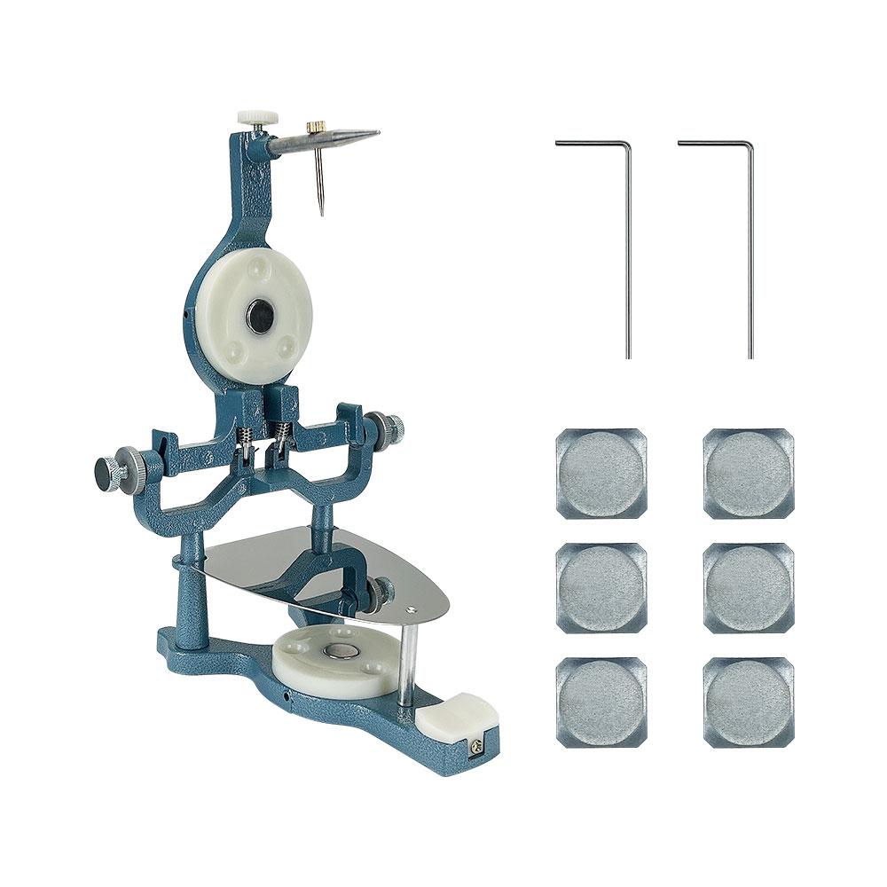 Dental Lab Articulator C Type Adjustable Dentistry Denture Magnetic Articulator Large Bite Frame For Dentist Technician Tools