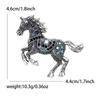 Get Rich Immediately," European and American Fashion, Twelve Zodiac Horse Pins, Accessories, Personalized Brooch with the Meaning of Immediate Success