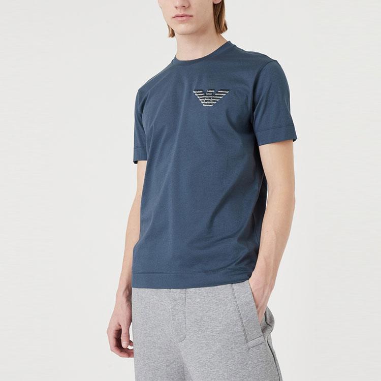 EMPORIO ARMANI T-Shirts Men's Crew Neck Moderate 3L1TFJ-1JSAZ-0558
