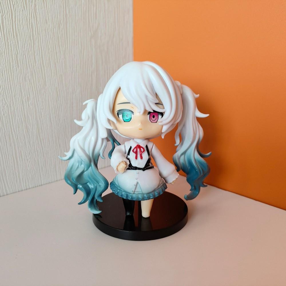 9-10cm 20style Q-version Hatsune Miku Rin Ren Kaito Anime Action Figure 3D PVC Model Cosplay Accessories Cute Lovely Gift
