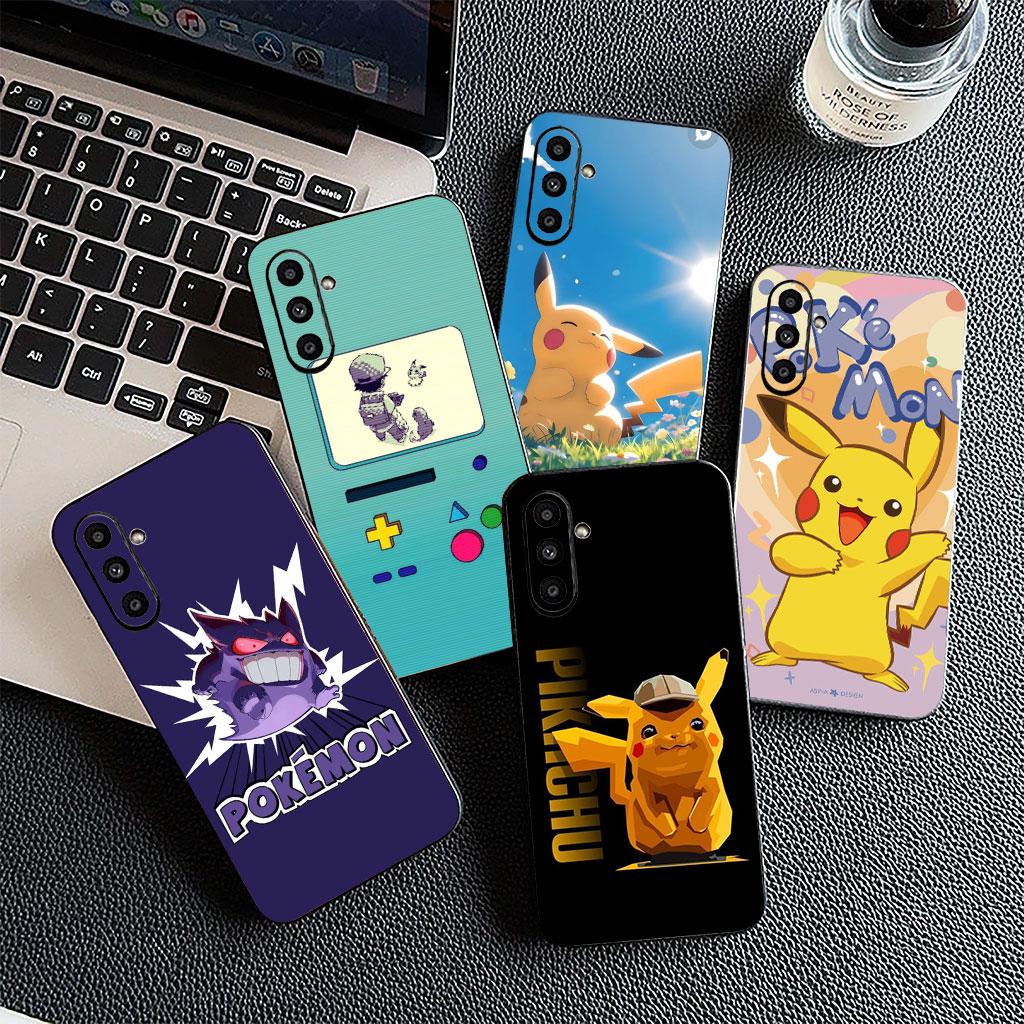 Phone Cover for Samsung Galaxy S25 S24 S23 FE Ultra Plus S7 Edge S25+ S23+ A56 5G Soft Case Charmander P-Pokemons P-Pikachus GO