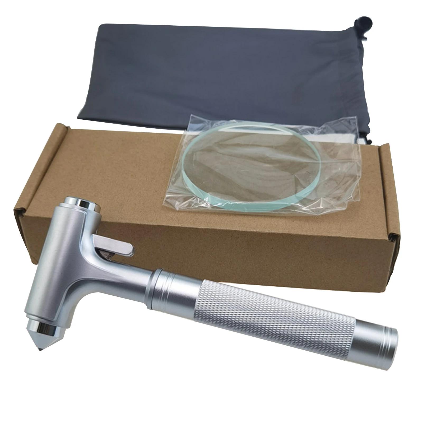 

Автомобильный молоток безопасности, Разбиватель лобового стекла автомобиля, Аварийный молоток с резаком для ремня безопасности, Используется для спасения в автомобиле серебряный