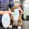 Tier-Ionenbürste, Tierhaarbürste mit Ionengenerator, Reinigt Hund und Bürste, Kämmt sanft das Haar
