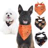 Skull Pattern Dog Cats Neckerchief Collar Scarf Pet Birthday Supply Dog Bandanas Soft Triangular